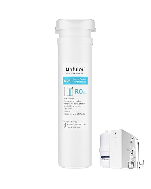 Ontulor S3OP RO Reverse Osmosis Membrane Filter, 0.0001μm Precision, Reduces TDS, PFAS, Fluoride, Lead & Heavy Metals – Replacement Filter Cartridge for Ontulor S3OP System (ASIN: B0F9F92C5R)