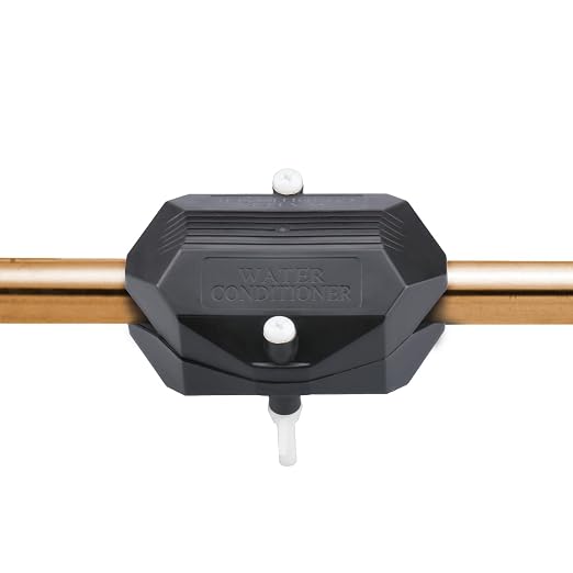 Magnetic Water Softener - Salt-Free Hard Water Conditioner | Portable, Easy Install for Home/RV/Apartments | Prevents New Sediment & Limescale