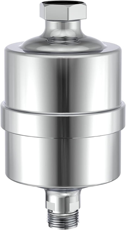 ALL METAL Shower Head Filter – Advanced Filtration Shower Filter for Hard Water, High Pressure Universal Shower Water Filters to Reduce Toxic Chemicals, Chlorine and Heavy Metals,for Skin & Baby Care