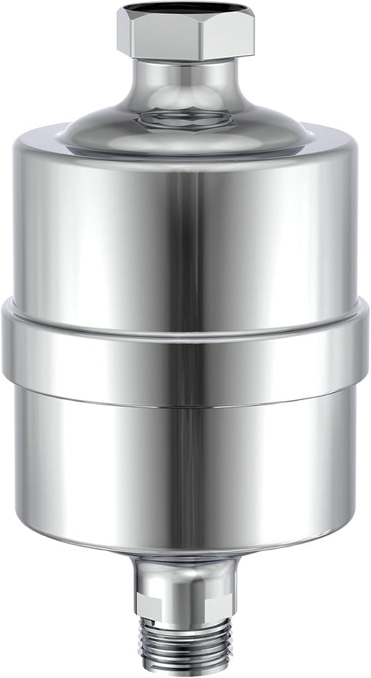 ALL METAL Shower Head Filter – Advanced Filtration Shower Filter for Hard Water, High Pressure Universal Shower Water Filters to Reduce Toxic Chemicals, Chlorine and Heavy Metals,for Skin & Baby Care
