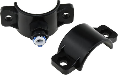 DGZZI Water Purifier Accessory Under Sink Reverse Osmosis System Hose Adapter Black Quick Connect Wastewater Clamp for Water Purifier and Water Purifier and Direct Drinking Water Dispenser