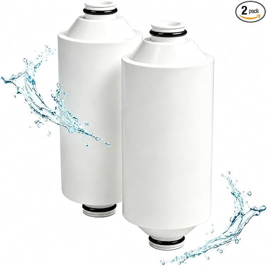 Replacement Filter Cartridges Compatible with Philips Shower Head, 2PCS | Fits for AWP175 Model, 3-Stage Shower Filter Filtration with Double Mesh | Reduces Chlorine, Heavy Metals, Impurities