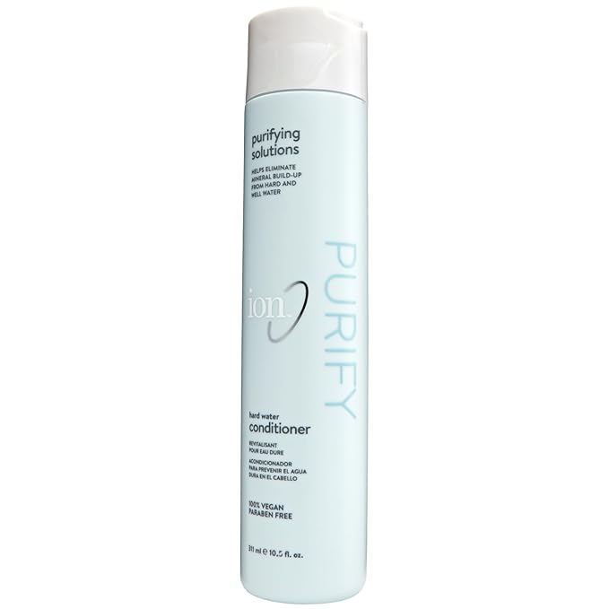 ion Hard Water Conditioner, Lightweight, Prevents Hard Water BuildUp, Adds Shine and Moisture, Vegan