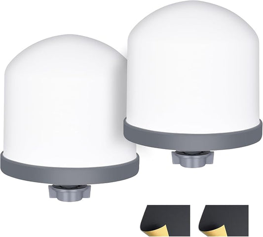 2Pack Replacement Ceramic Dome Water Filter | 0.2 to 0.5 micron for Countertop Portable Water Purification System