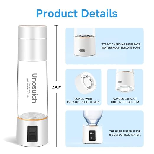 Hydrogen Water Bottle SPE PEM