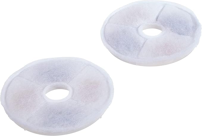 Catit Triple Action Replacement Original Water Fountain Filters, 2 Pack – Official Replacement Filters for Catit Cat Drinking Water Fountains