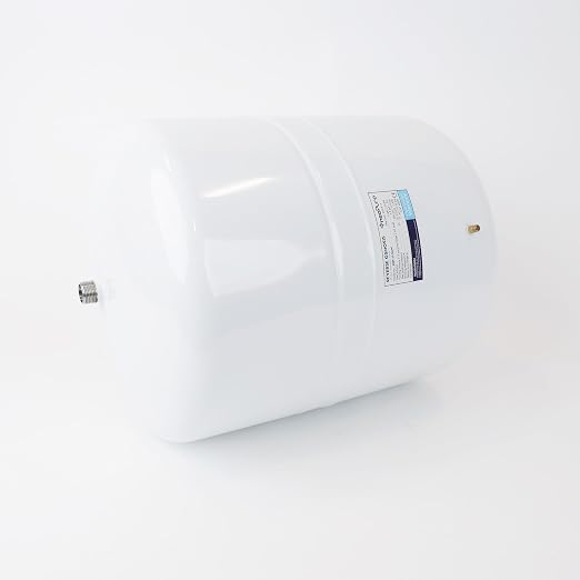 NeoPure 11 Gallon Reverse Osmosis Water Storage Tank, White – Pressurized RO Bladder Tank for Residential Drinking Water Filtration Systems, 15.1 x 20.1 Inches