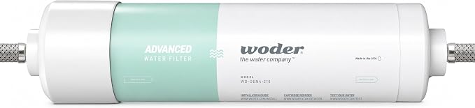 Compact Under Sink Water Filter System, Direct Connect, Removes PFAS | 10.25in Compact Size, Only 15in Clearance Needed, Fits Tight Cabinets, 3/8in Direct Connect, WQA Certified, 1-Yr Warranty