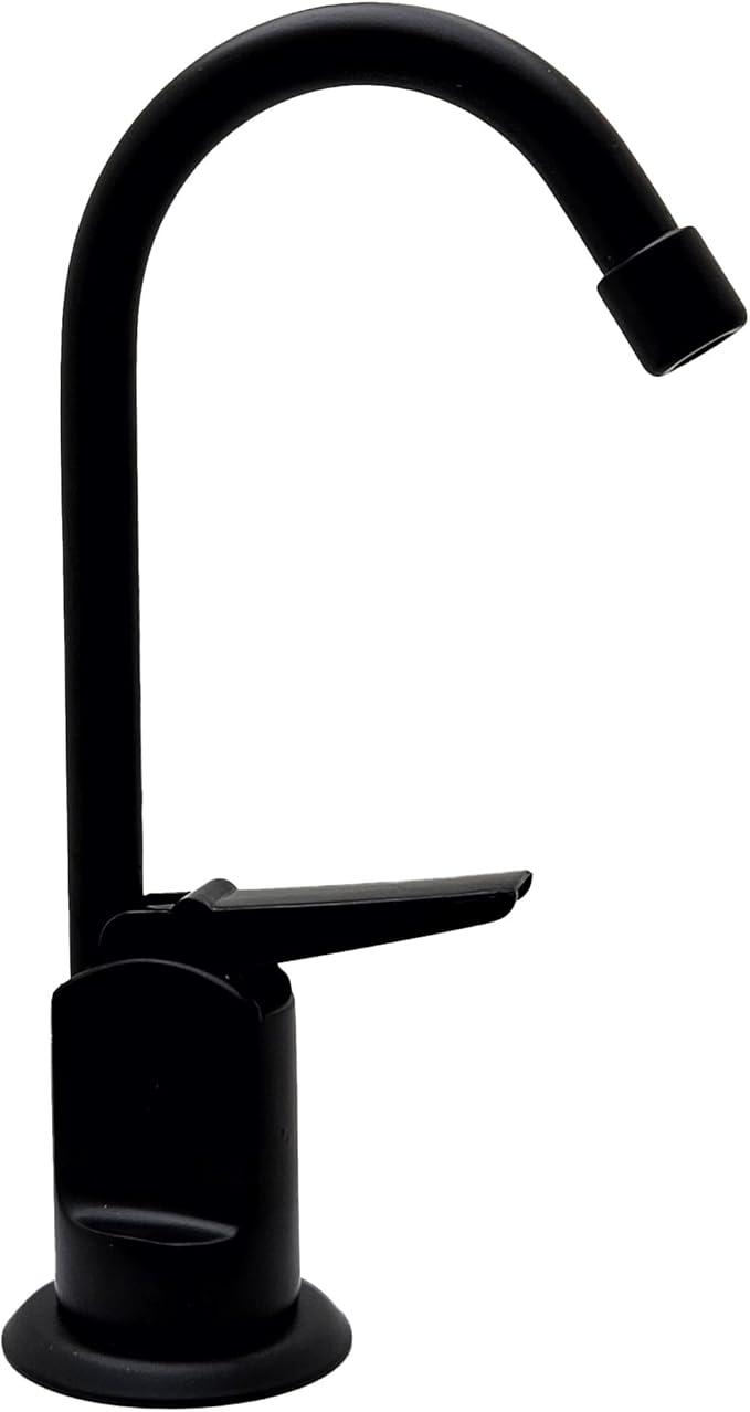 Westbrass R203-NL-62 6" Touch-Flo Style Pure Water Dispenser Faucet, Matte Black