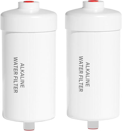 Purewell PH-2 White 3-Stage Alkaline Filter Elements, Additional filters for Berlkey® Black Activated Carbon Filters, Berlkey® and Purewell Gravity Filtration Water System, pH 8-9 (2 Pack, K Series)