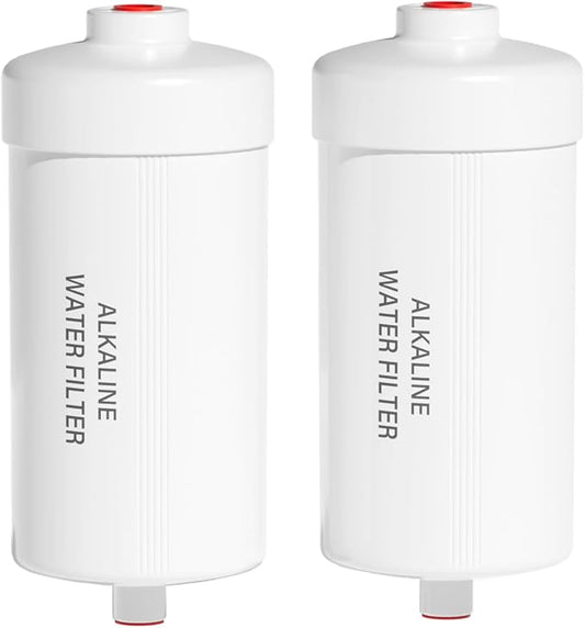 Purewell PH-2 White 3-Stage Alkaline Filter Elements, Additional filters for Berlkey® Black Activated Carbon Filters, Berlkey® and Purewell Gravity Filtration Water System, pH 8-9 (2 Pack, K Series)