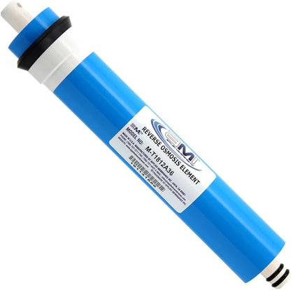 APPLIED MEMBRANES INC. 36 GPD Reverse Osmosis Membrane | RO Membrane Water Filter Replacement for Reverse Osmosis Water Filtration System | 1.8” x 12” Universal Compatibility | Made in USA M-T1812A36