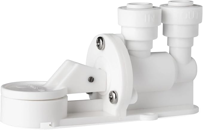iSpring ALS1 Leak Detector and Shut-Off Valve for Reverse Osmosis and Under Sink Water Filtration Systems - 1/4” Quick Connect