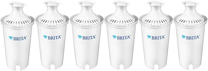 Brita Water Pitcher Bundle with Elite Filter + Standard Replacement Filters, Reduces Lead and More