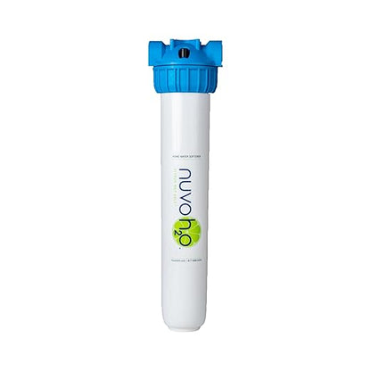 NuvoH2O Citrus-Based, Salt-Free Water Filter System + Water Softener – Healthy & Pure Water, Retains Healthy Minerals – Removes Hard Water Build Up (Home System)