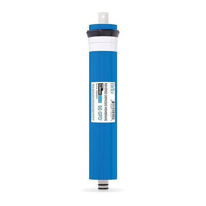 Brio Reverse Osmosis Membrane for Residential RO Water Filtration Systems, 50 GPD, 1.8" x 12", Certified NSF/ANSI 58, In-Line Style for Undersink RO Systems, 2000L Capacity, Universal Fit