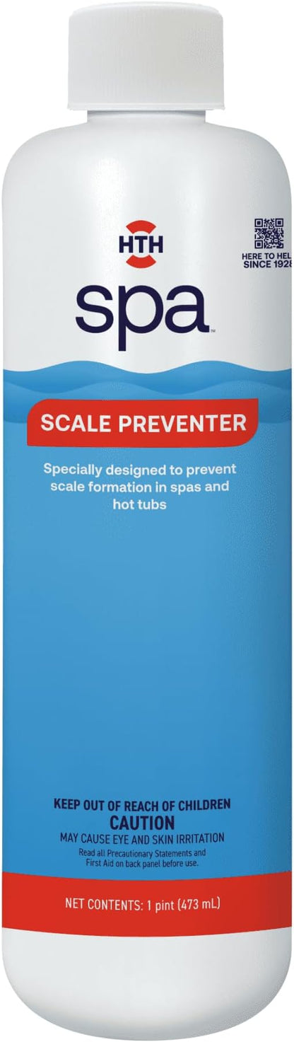 HTH Spa 86245 Scale Preventer for Spas & Hot Tubs, 16oz