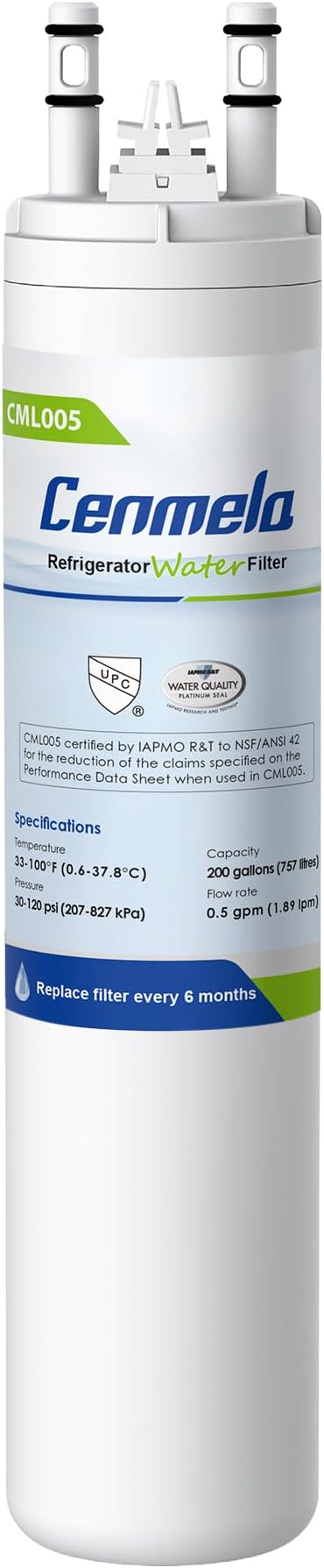 Compatible with Frigidaire ULTRAWF, Pure Source Ultra, Kenmore 9999, 469999, 46-9999, A0094E28261, Height 11 inches, Pack of 1 | Compatible with Frigidaire ULTRAWF, Pure Source Ultra, Kenmore 9999, 469999, 46-9999, A0094E28261, Height 11 inches