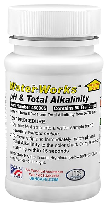 Industrial Test Systems 480005 WaterWorks pH/Total Alkalinity Test