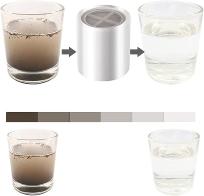 Universal Replacement Shower Filter Cartridge for Hard Water, 15-Stage Filter Cartridge-Reduces Chemicals Chlorine Transform Itching Eczema & Acne into Glowing Hair Nails & Skin Fast
