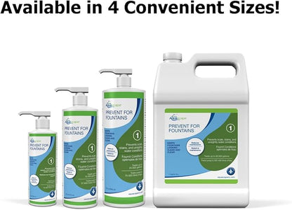 Aquascape Prevent Water Treatment for Fountains, Waterfalls, Rock and Gravel, Prevent White-Scale Buildup, Stains, Foam and Other Unsightly Water Conditions | 4 (32-Ounces)