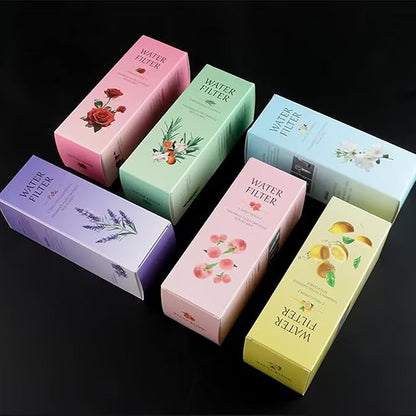 Shower Head Filter Vitamin C Shower Aromatherapy Replacement Cartridge Bathroom Accessories for Hard Water Filter Remove Chlorine Fluoride Heavy Metals Improves Skin Condition Protects Hair Rose