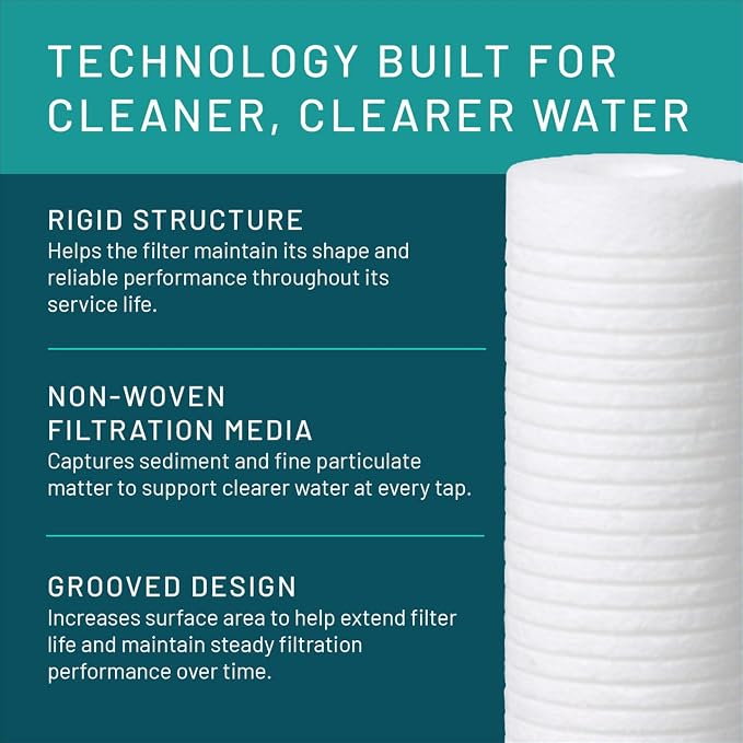 3M Aqua-Pure AP100 Series Whole House Replacement Water Filter Drop-in Cartridge AP110-2, 5620405