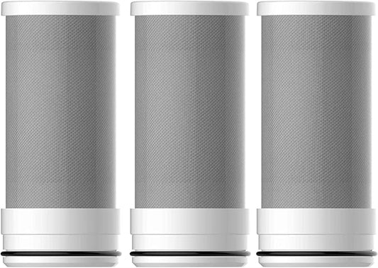 Waterdrop FF-01A Water Filter Replacement for Waterdrop WD-FC-01/FC-02/FC-06, Water Filter for Sink Faucet, Faucet Water Filter, Reduces Chlorine, Sediment, Bad Taste & Odor, 9 Months, 3 Pack
