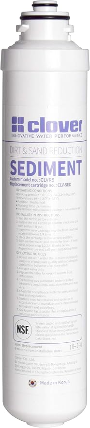Aquverse Clover Sediment Replacement Filter for Under-Sink RO System