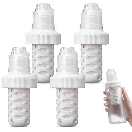 Amyhill 4 Pack Water Filter Cartridge Compatible with Katadyn Befree - 2L/min Open Flow 1000L Capacity 42mm Openings Wide-Mouth Bottle Filtration for Outdoor Hiking, Sports, Running & Cycling