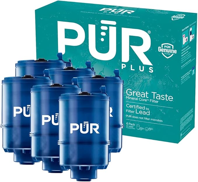 PUR Plus Faucet Mount Water Filtration System (PFM350V) and Replacement Filters (RF99996)