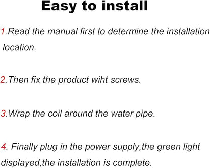 Electronic Water Descaler for Whole House, Reduces Limescale | Hard Water Conditioner System, Alternative No Salt Water Softener System