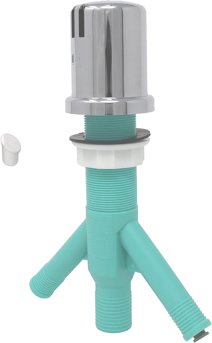 Dual Air Gap for Dishwasher and Tankless Reverse Osmosis Filter with Extra Long Thread (AG200-007 AMERIGAP)
