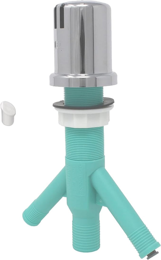 Dual Air Gap for Dishwasher and Reverse Osmosis Filters (with tank) and Extra Long Thread (AG200-005, AG200-002, T52 RO KIT, AMERIGAP)