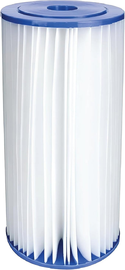 EcoPure EPW4P Pleated Whole Home Replacement Water Filter-Universal Fits Most Major Brand Systems