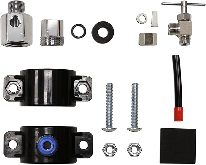 APEC Water Systems Replacement Feed Water Adapter & Drain Saddle Valve For Undersink System (MOVEKIT)