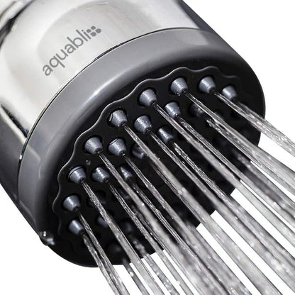 AquaBliss SF400 HD Revitalizing Shower Filter - Latest High Output Filtration. 2x Vitamin C, Minerals for Luscious Hair, Skin & Nails + the TurboSpa 3 Inch High Pressure Shower Head (Exclusive Bundle)