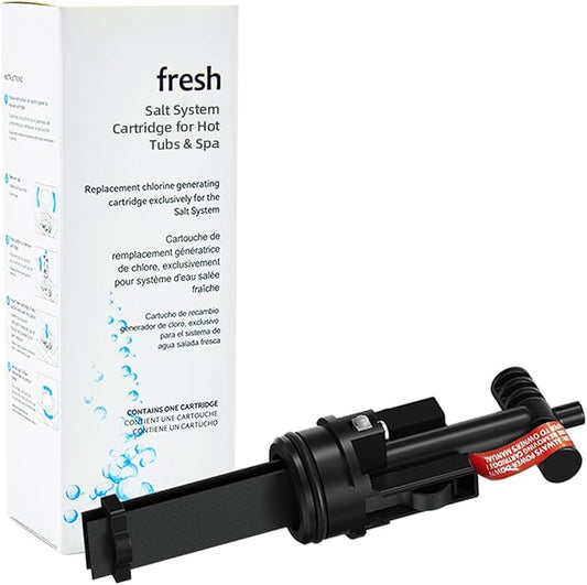 Salt Water chlorination System Cartridge Replacement for Spas & Hot Tubs/Hot Spring Highlife/Limelight,Chlorine-Generating Filter for Gentle,Soft Fresh Water to Helps Combat Dry Eyes&Itchy Skin,1Pack