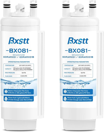 EDRARXD1 Water Filter Replacement for Everydrop A,2 Packs | Compatible with Whirlpool EDRARXD1, EDRARXD1B