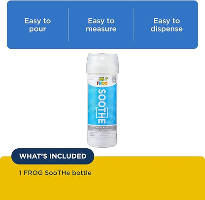 FROG Soothe Calcium Total Hardness Increaser for Hot Tubs and Swim Spas - 2 lb Bottle with TruDose Measuring Cap for Easy Maintenance & Balancing - 1 Pack