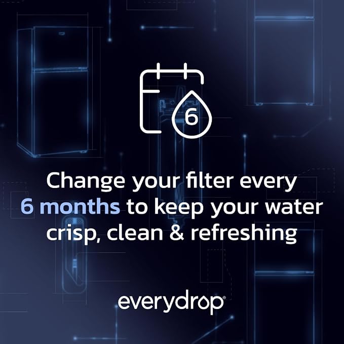 everydrop by Whirlpool Ice and Water Refrigerator Filter 6, EDR6D1, Single-Pack