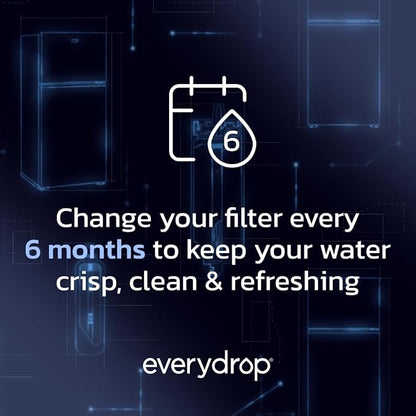 everydrop by Whirlpool Ice and Water Refrigerator Filter 6, EDR6D1, Single-Pack