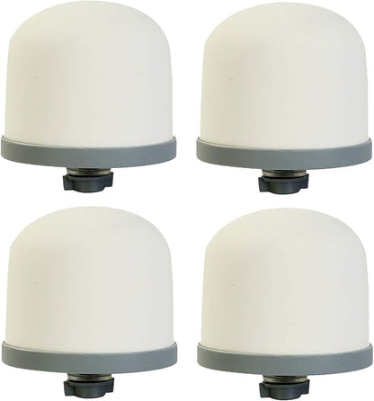 Huining Ceramic Dome Filter, Replacement for Water Pre-Filtration Unit, 0.15 to 0.5 Micron, Household Water Bucket Filtration System (4pcs)