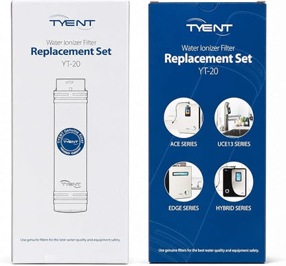 Tyent - YT Ultra Filter Replacement Set - Compatible with ACE-11, ACE-13, Hybrid, Edge Series, UCE-13 Series, Q-Series - High-Performance Filtration - Premium Carbon Block Filters Made in USA