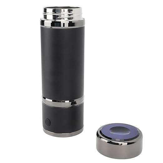 Hydrogen Water Bottle, PEM SPE Technology Electrolytic Water Glass Machine, Insulated Stainless Steel, Ionized Water Generator, Portable Cup for Home, Office, Daily, Drinking