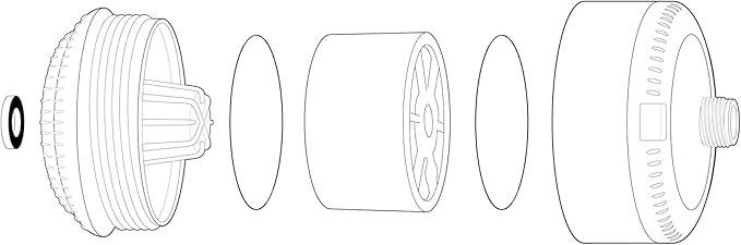 Sprite SL2-BN Universal Slim-Line2 Shower Filter, Brushed Nickel
