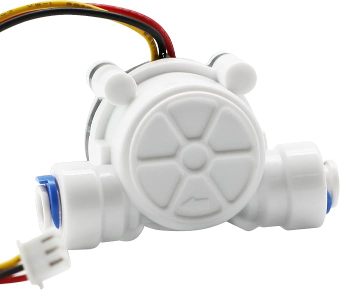 DIGITEN 1/4 Quick Connect 0.3-10L/min Water Hall Effect Flow Sensor Meter