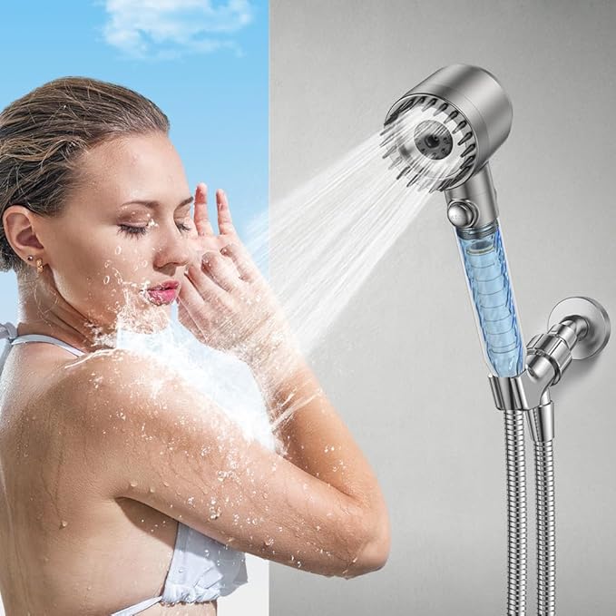 JOMST Shower Filter for Handheld Shower Head, 6 Pack 18 Stage Filter for Hard Water Remove Chlorine and Harmful Substances, Only Fit for JOMST SP 03A Filtered Shower Head (ASIN: B0CXXK3VRC)