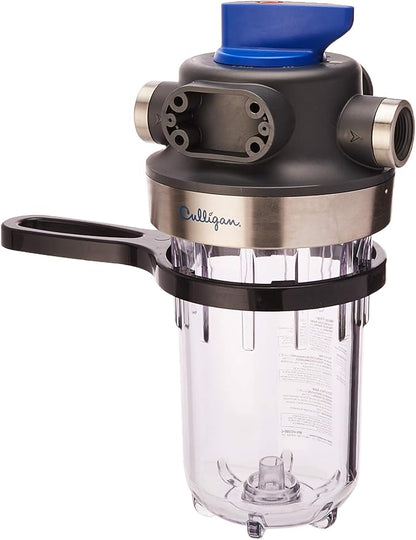 AFWFilters Built Fleck 48,000 Water Softener System with 5600sxt Digital metered Valve 1" Yoke & Culligan WH-HD200-C Whole House Heavy Duty 1" Inlet/Outlet Filtration System