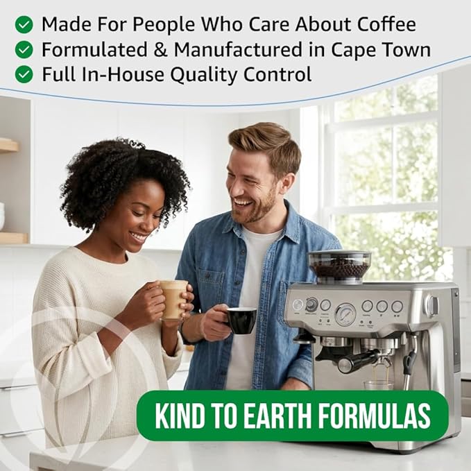 Caffenu Cleaning Pods Compatible with Nespresso Vertuo. 4 Cleaner Capsules. For Improved Coffee Flavor and Crisp Coffee. Use with Descaling Kit